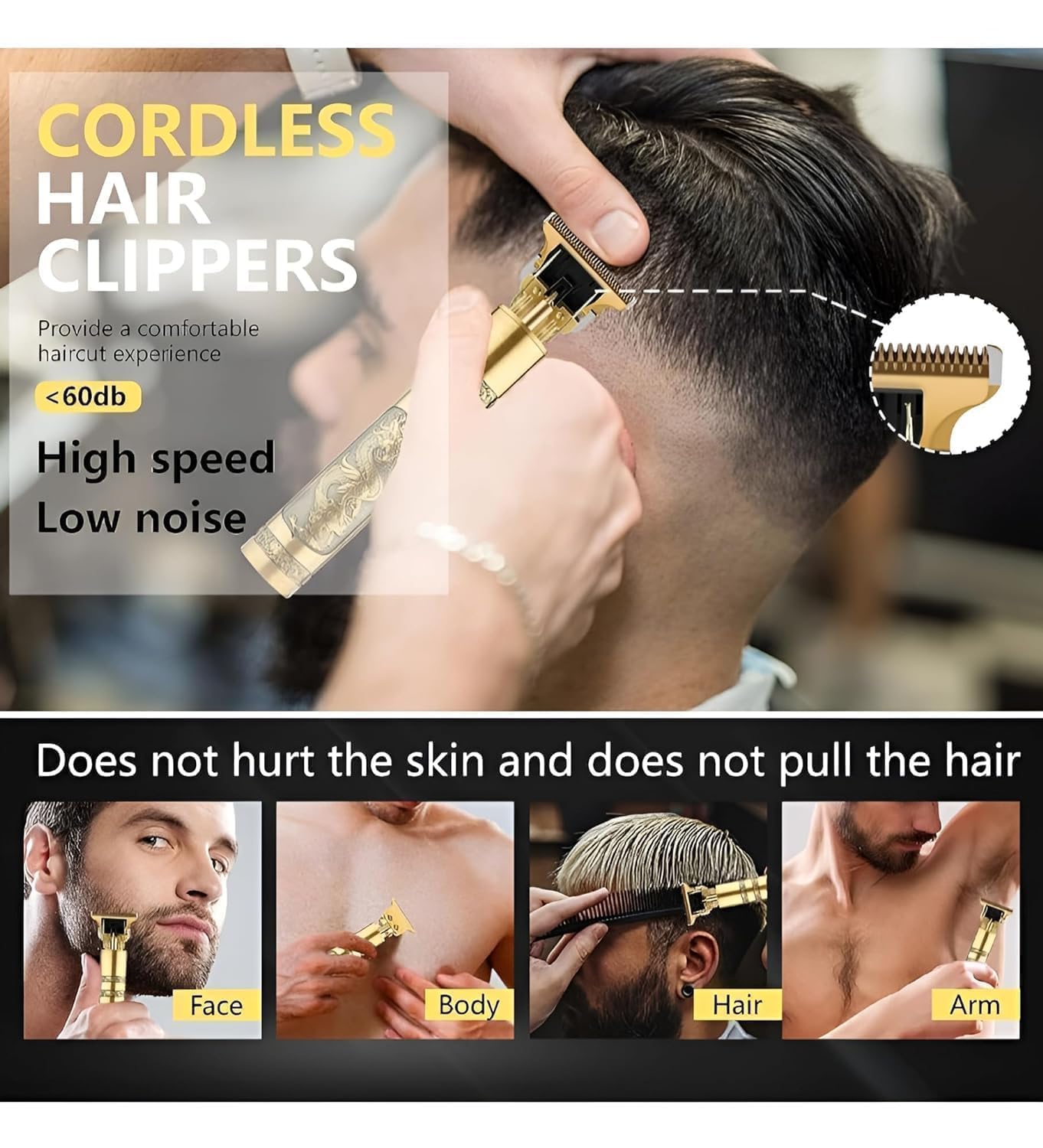 Hair Trimmer V T9 Professional For Men & Women - Image 4