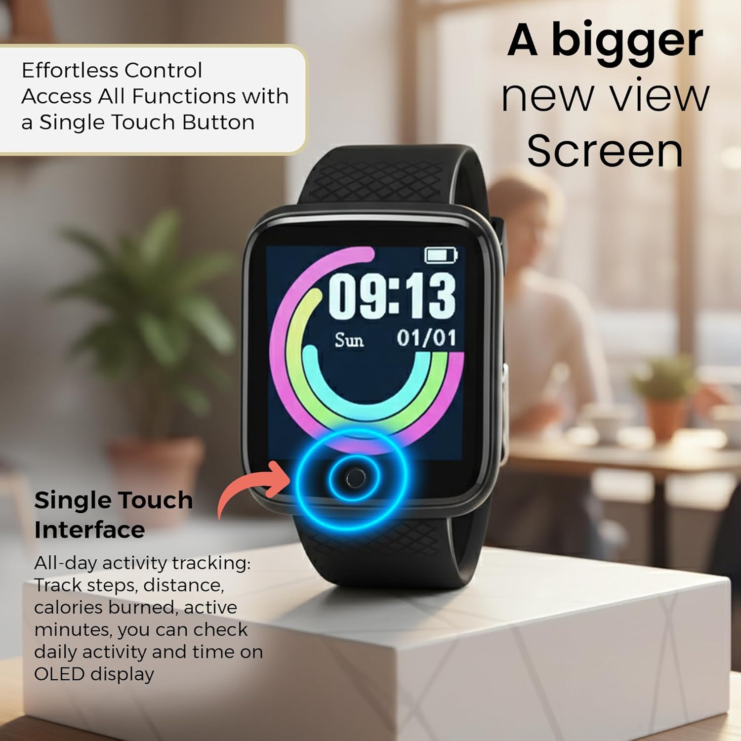 Bouncefit M I D116 Fitness Band Smart Watch - Image 3